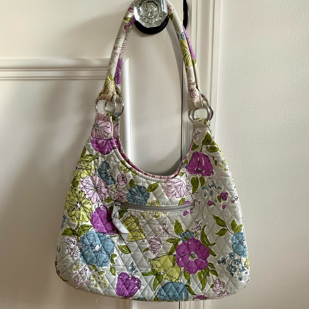Vera Bradley Watercolor Floral Hobo Bag